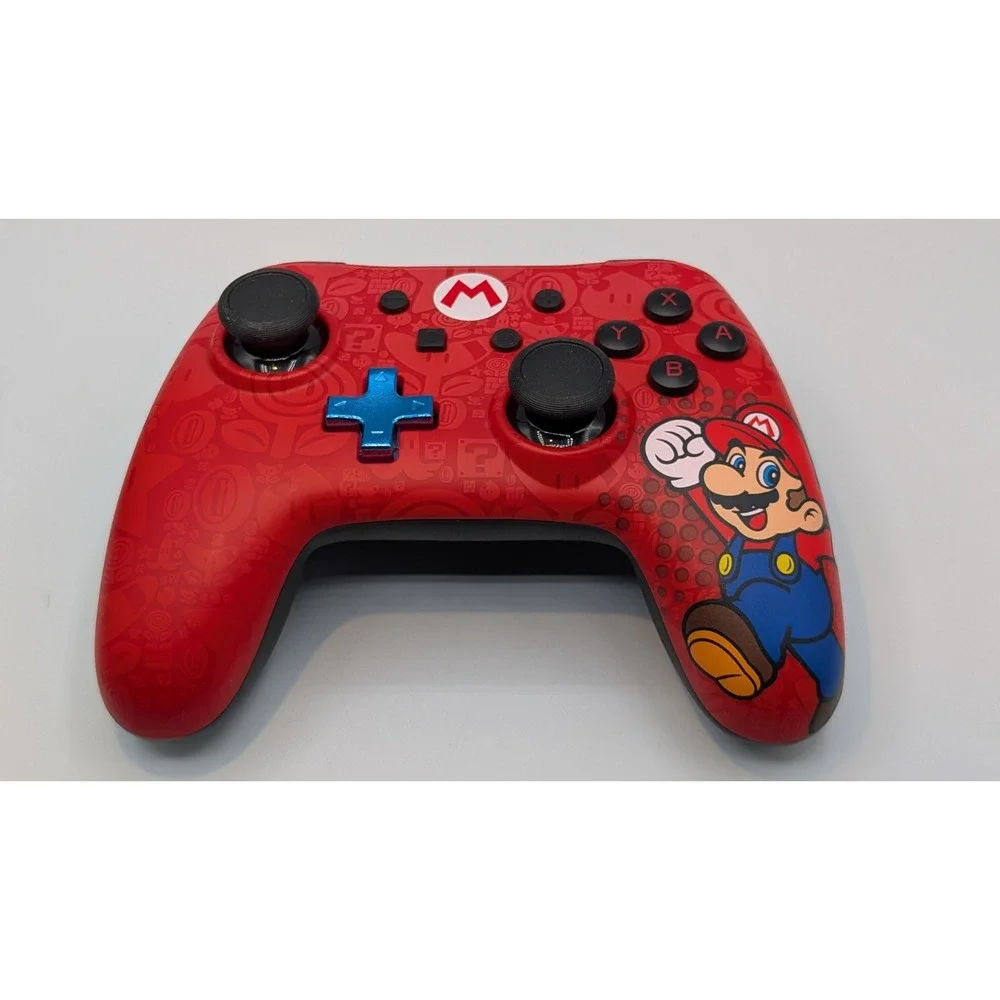PowerA Super Mario Wired Controller Red 10ft Ergonomic Detachable USB for Switch